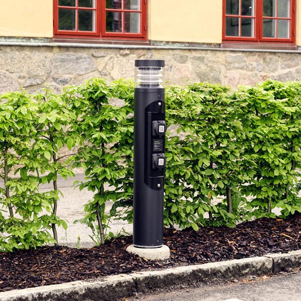 Zpark homes fristående laddstation med en laddkabel i. 